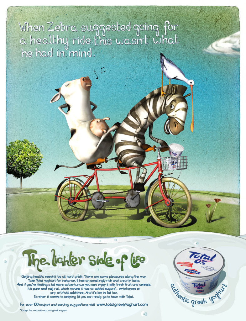 Total - Lighter Side of Life - Bike - 2011 -  Press